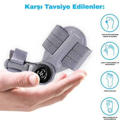Ayak baş parmak kemiği düzeltici